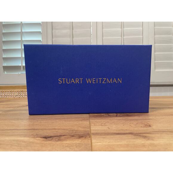 Stuart Weitzman Tully Loafer Seashell Lacquered Nappa Size 6.5 NIB Ballet Flat - Picture 14 of 14